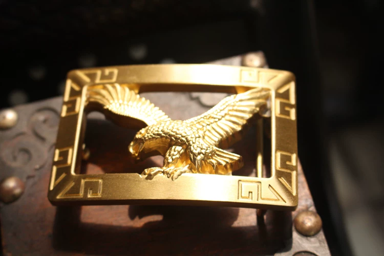 Brass copper belt handmade, buckle