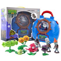 Plants vs. Zombies 2 Toys new childrens hand carrying box storage hard rubber ejection childrens boys gift toys