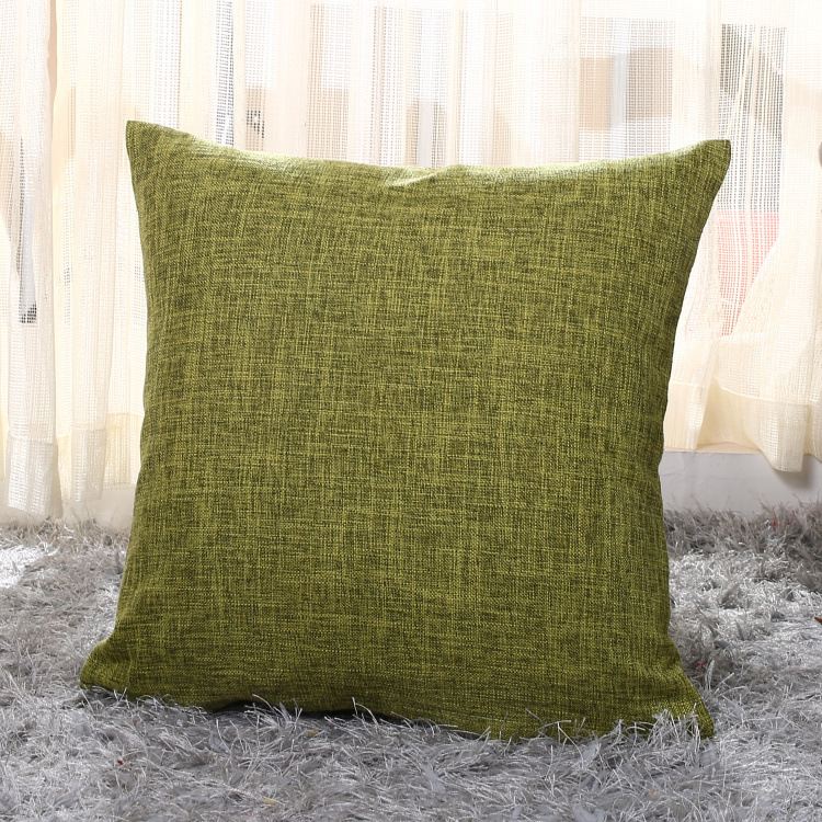 Mỹ dày linen pillowcase mà không cần core Bắc Âu hiện đại nhỏ gọn sofa phòng khách cao cấp đệm màu rắn