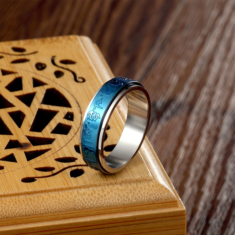 Titanium Steel Van Van Pharmacist's Heart Spell Ring Ring