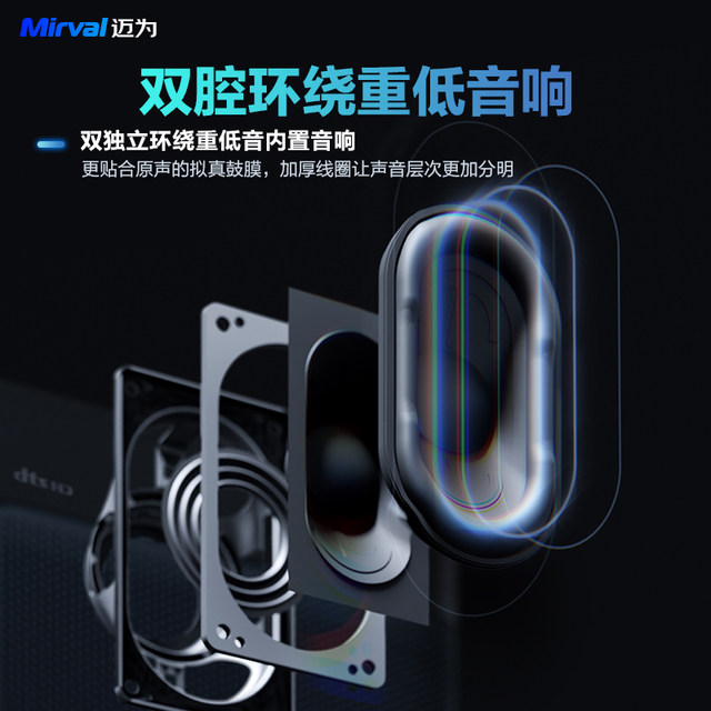 Maiwei (ເຢຍລະມັນ) ຜະລິດຕະພັນໃຫມ່ Q1 projector home office bedroom 4k home theater projector daytime projection screen