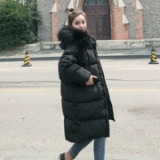 Anta 2018 mới xuống áo khoác cotton áo khoác nữ dịch vụ phiên bản Hàn Quốc áo khoác cotton rộng mùa đông áo khoác dài - Quần áo độn bông thể thao