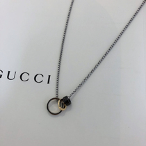 Attitude clothing wear necklace three-color ring design sense ins Net red men and women niche tide matching clothes