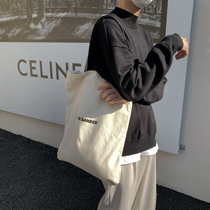 Value clearance# Simple salt black and white half turtleneck sweater men Korean loose knit base shirt trend line