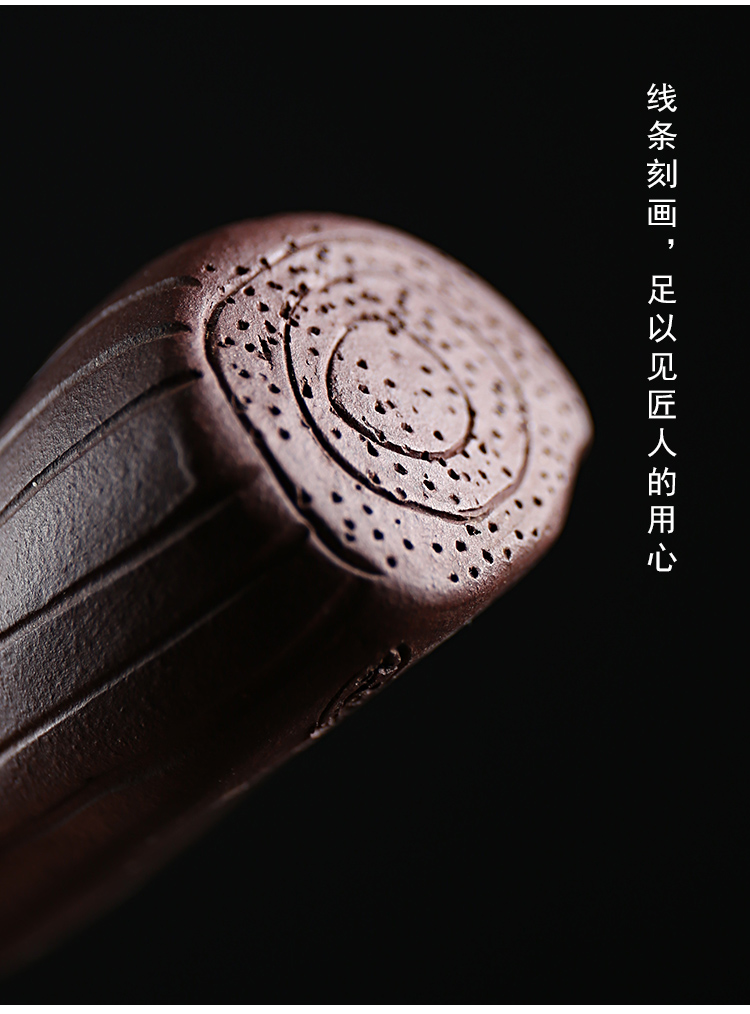 ZongTang yixing segment pet purple ceramic creative tea play mud and water "tea pet furnishing articles