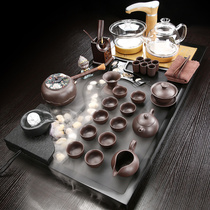 Tea tea set set home office meeting simple living room Wujin Stone tea tray kung fu tea table tea ceremony
