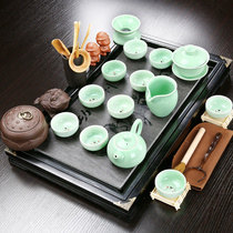 Tea tea set set home office meeting simple tea tray kung fu tea table ceramic teapot living room