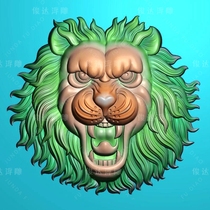 SZ070 Lion Head Round Brand Jade Carving Lion Lion Belt Buckle Jade Sculpture Relief Figure jdp