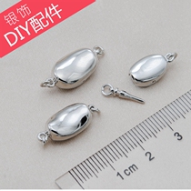 S925 sterling silver pearl necklace buckle DIY handmade accessories pea plug buckle joint buckle string bracelet mother chain
