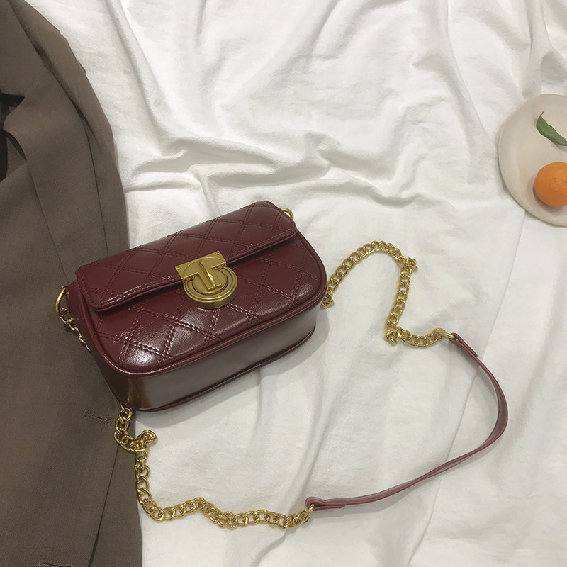 The new web celebrity stylish ringle bag goes with INS cross-slung chain bag