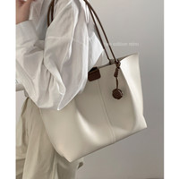 Versatile large-capacity bag women's bag 2023 new trendy fashion hit color tote bag niche shoulder commuter bag