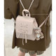 Ballet style bow backpack ແມ່ຍິງ 2023 new trendy Korean backpack cute portable shoulder bag school bag