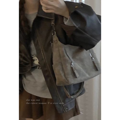 Модная вместительная и большая сумка через плечо