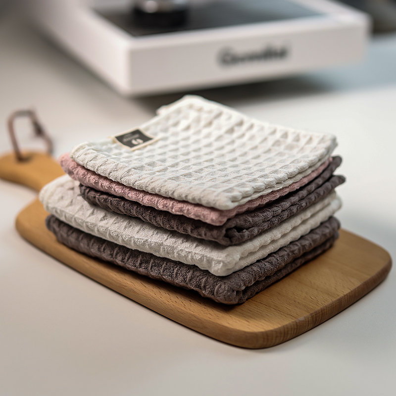 Coffee Machine Cleaning Cloth Barista Bar Towel Absorbent Lint-Free Milk Tea Shop Coffee-Specific Waffle Pattern Coffee Machine Cleaning Cloth Barista Bar Towel Absorbent Lint-Free Milk Tea Shop Coffee-Specific Waffle Pattern