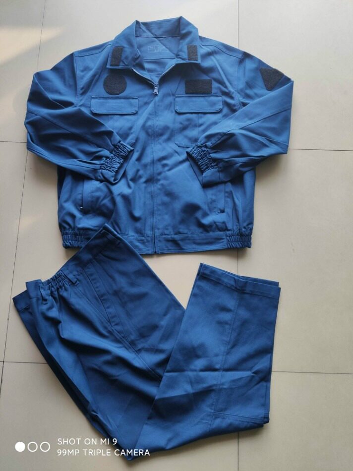 Thin men's casual workers 14 summer ground work clothes spring and autumn maintenance personnel ground service suits anti-static