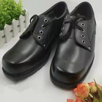 Youth Square Head Lacing Fashion Non-slip Casual Ultra Slim Leather Black Dress 02 Style Soldiers Resistant to Rough Leather Shoes