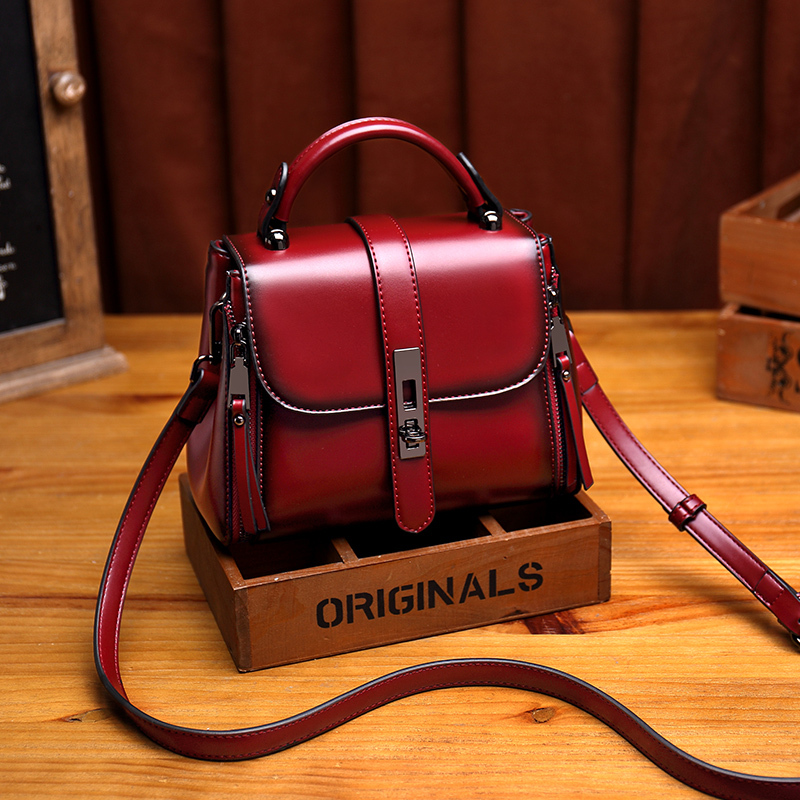 Genuine Leather Bag for Women 2026 New Trendy High-End Stylish Cowhide Handbag Retro Small Square Bag Single Shoulder Crossbody Bag Genuine Leather Bag for Women 2026 New Trendy High-End Stylish Cowhide Handbag Retro Small Square Bag Single Shoulder Crossbody Bag