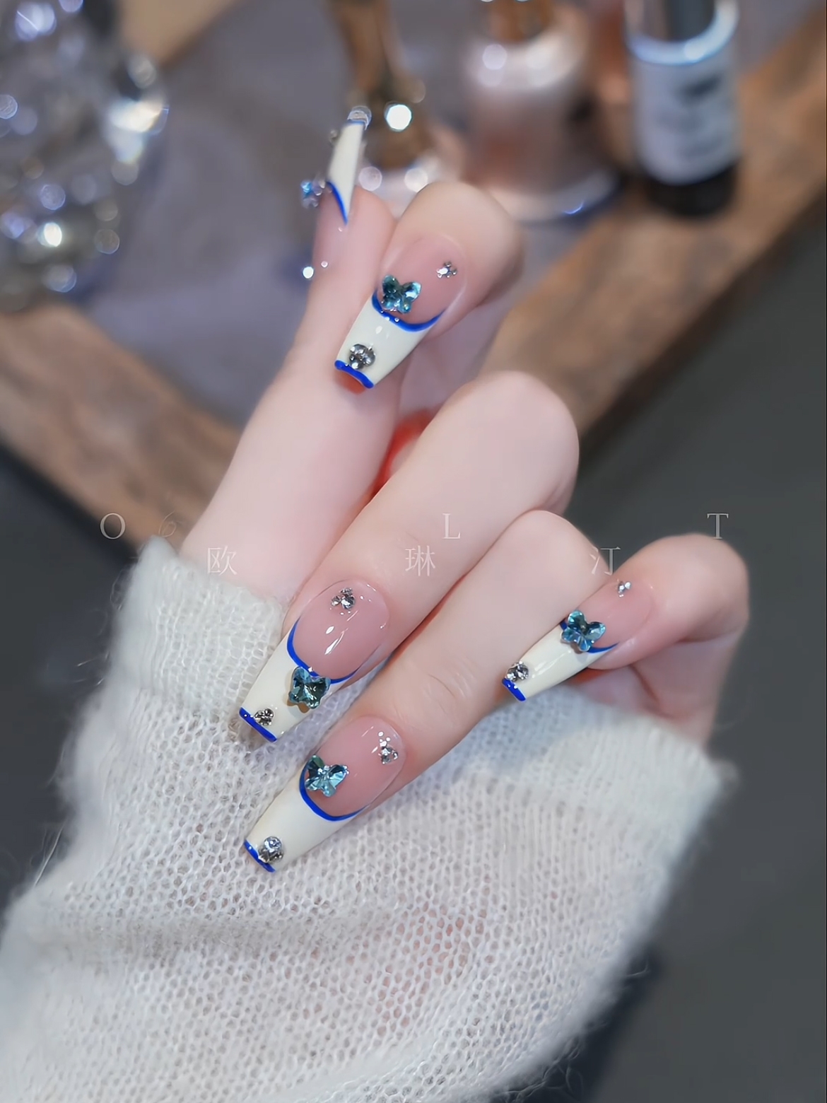 onlyting美甲灵动小蝴蝶配饰钻,5元针对可以get网红同款美甲神器?