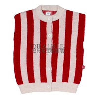 Красный трикотажный жилет, (в наличии на складе)