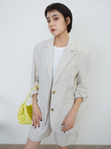 Blog Master Imported Linen 2023 New Surface Casual Casual Costume Costume Women Spring and Summer