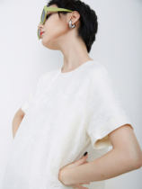 The meat is not picked up by gentle relief 2023 new temperament dress high - sense silk dress