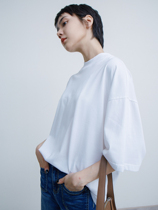Taiwan imported cool cotton shirts relaxed leisure tops early spring new T - shirts