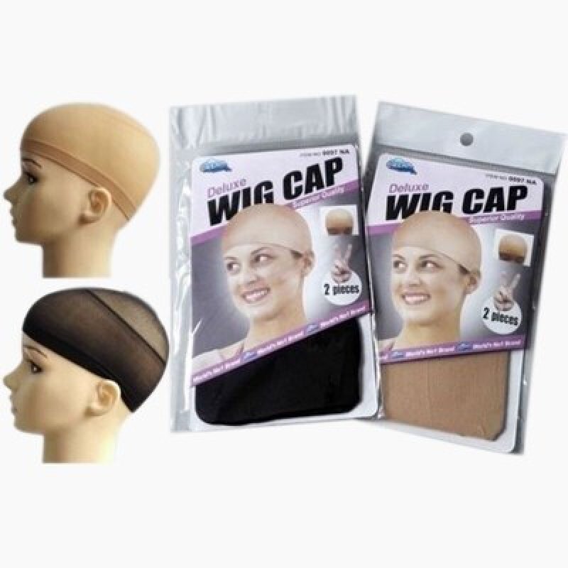 [USD 6.53] 2 Pieces Pack Hair Wig Nets Stretch Mesh Wig Cap Wig Hair