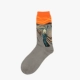 Nghệ thuật retro trừu tượng sơn dầu van Gogh sao không khí vớ dài vớ nữ vớ cotton vớ thủy triều nam và nữ đôi vớ - Vớ bông