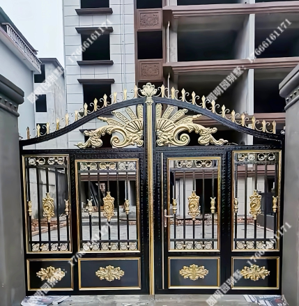 304 stainless steel villa courtyard door opposite door country door double door steel art community school home rural