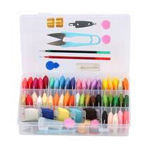 50 color boxed winding plate embroidery thread Embroidery thread No 25 embroidery thread Cross stitch thread diy woven color cotton