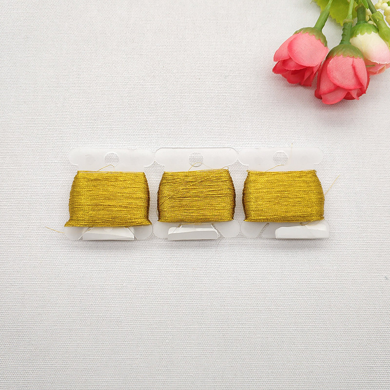 Line number Golden line 5282 1 3 pieces 300m buy two send two cross embroidery wire embroidery DIY cross embroidery line