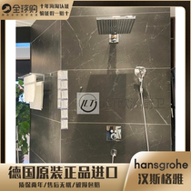 Hansgrohe Rainfall E300 Single Speed Dark Shower Rain Shower Thermostatic Set 26239000