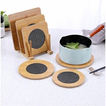 (Thickened) Heat insulation mat Dining table mat anti-scalding sand pot mat coaster bowl mat plate mat bamboo mat large