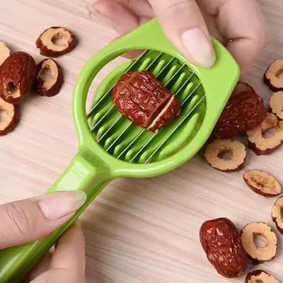Jujube slicer denucleator dried jujube sliced Hawthorn mushroom strawberry egg splitter kitchen gadget
