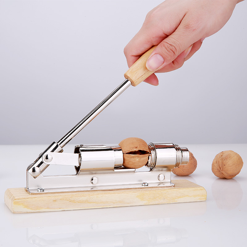 Walnut cramp exfoliating kitchen Clip Mountain walnut sheller Home opener Dried Fruit push mechanical open smashed walnut