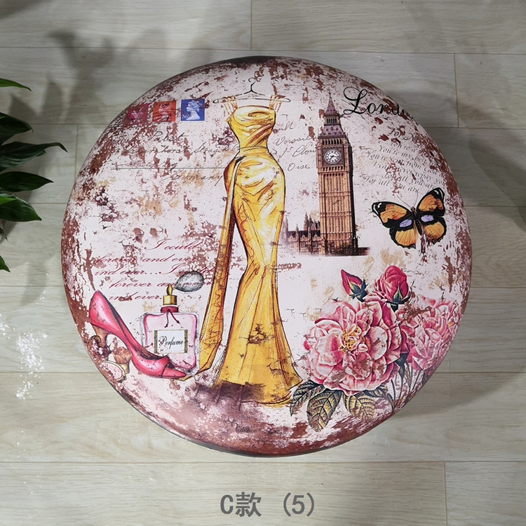 nước Mỹ để làm cũ retro gió công nghiệp thấp phân lối phân thay đổi giày của mình và Ghế nhà trang trí mềm - Cái ghế sofa da bò