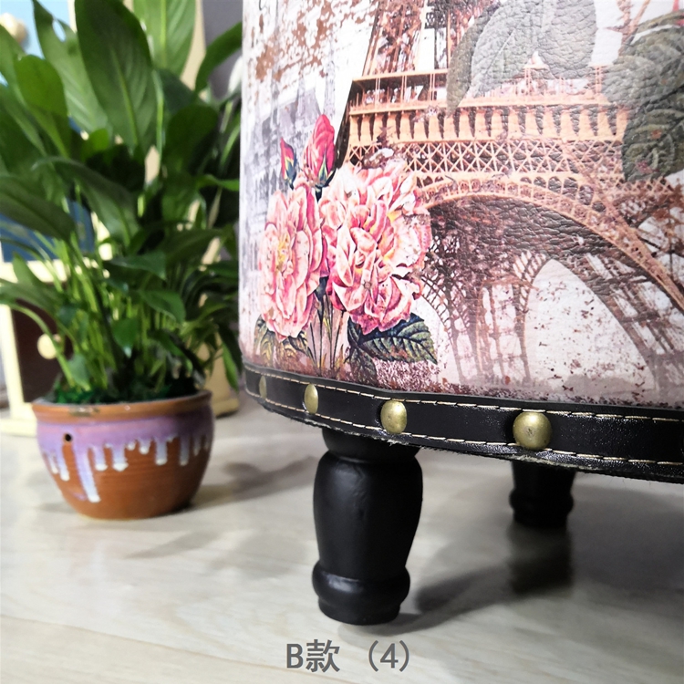 nước Mỹ để làm cũ retro gió công nghiệp thấp phân lối phân thay đổi giày của mình và Ghế nhà trang trí mềm - Cái ghế sofa da bò