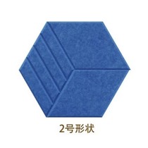 Cross-border supply of hexagonal slotted combination splicing style polyester fiber sound-absorbing panels for decoration and sound insulation materials