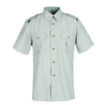Old goods 99 old-fashioned short-sleeved shirt light green work shirt quick-drying breathable shirt mens security shirt