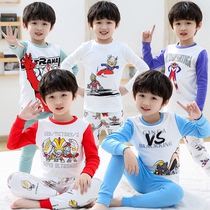 Ottman Clothes Children Underwear Suit Boys Home Clothes Boy Autumn Clothes Autumn Pants Autumn Winter Pyjamas Pure Cotton Autumn Clothing