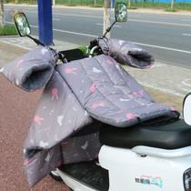 Thin bib simple pedal special electric motorcycle front windshield is autumn Puskin without handle female split full bag convenient