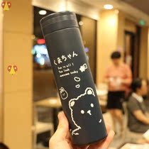 500 high-value mens suction cup senior thermos cup female Cup with lid mens hot health mini wide press type 2