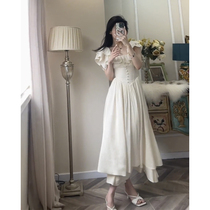 Dont To The Jedi WeChat Girl Skinder Temperament Fairys lukewarm High sense white style Lions dress Summer 2022