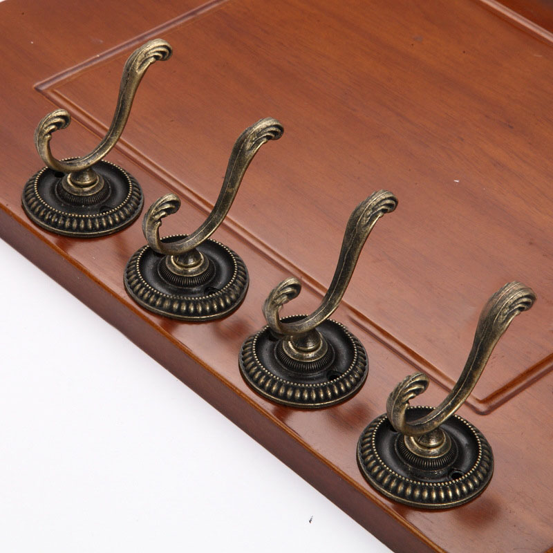 European style hanging clothes hook entry door clothes hook metal single shoe cabinet single hook wall hanging wall wardrobe coat hat hook