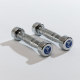 Pure steel solid electroplating 1kg small dumbbell men's fitness household women's children's dumbbell 2kg steel boxing yoga