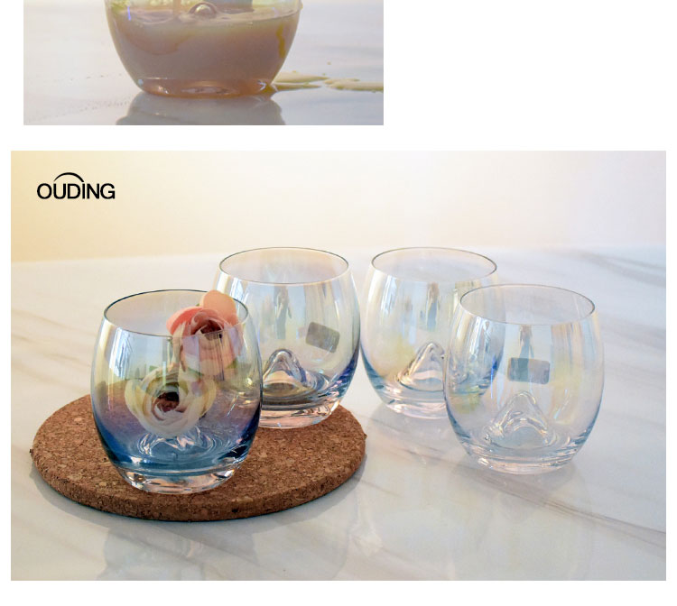 The Nordic idea manual INS dazzle see colour iceberg cup of red wine glasses of whiskey glass crystal glass cup