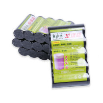 Household 5 rolls of 150 color medium and large thickened garbage bags Household black point-off kitchen storage plastic bags