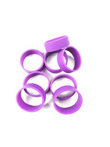 Colored elastic pull gauge silicone ring new product Picanian silicone custom bundled material protective cover long grid 2023