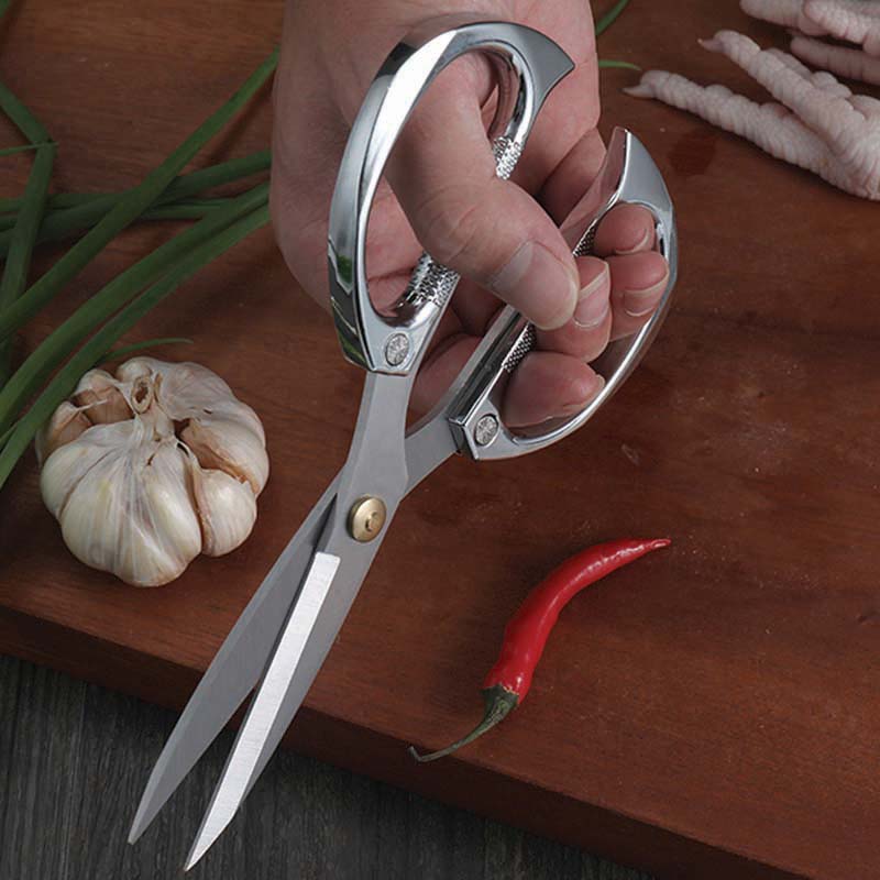 German imported kitchen scissors multifunction cut powerful chicken bone cut chefs special food shears stainless steel scissors