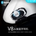 Tai nghe Bluetooth xe máy VIMOTO V3V6V8 liên kết nhiều người liên kết chống nước điều hướng kết nối liên lạc - Xe máy Rider thiết bị